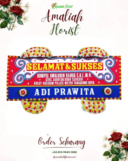 Papan Bunga Ucapan Selamat Wajak Kidul